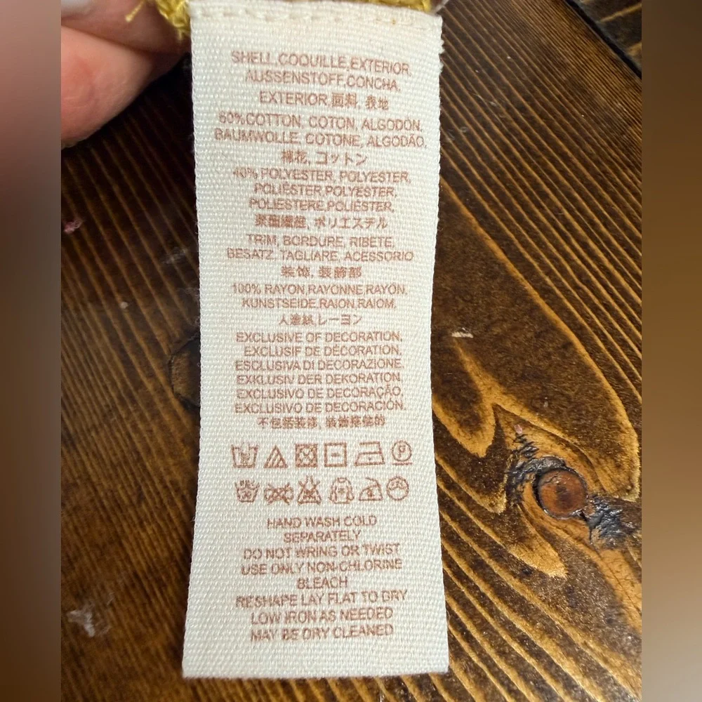 Free People Easy Breezy Henley Long Sleeve Thermal Texture Fabric Size Medium - Picture 6 of 6